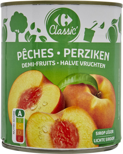 4/4 BOITE PECHES SIROP CRF CLA