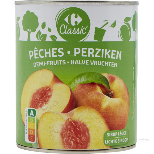 4/4 BOITE PECHES SIROP CRF CLA