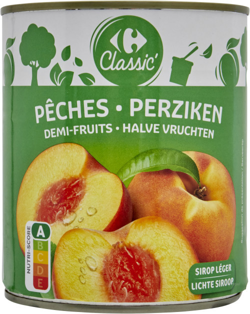 4/4 BOITE PECHES SIROP CRF CLA