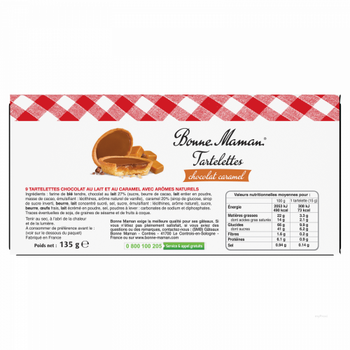 ET 135G TARTEL.CHOC.CARAMEL BM