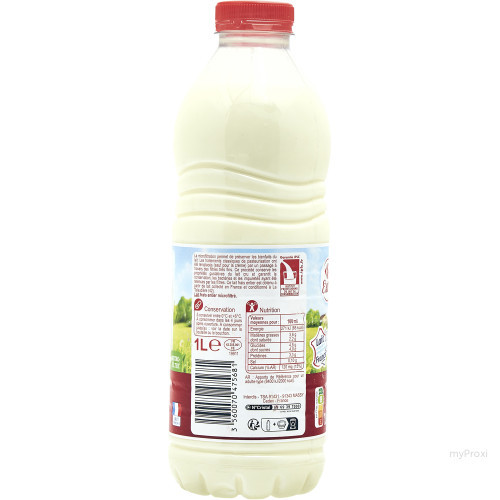 1L LAIT FRAIS ENTIER CARREFOUR