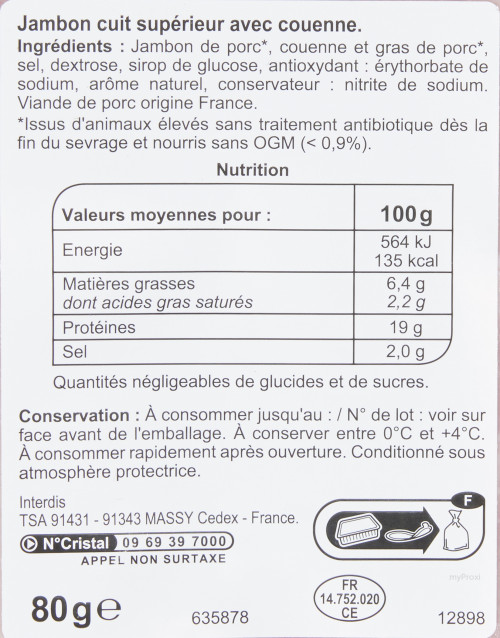 80G JB SUP 2T AC SAB CRF EXT