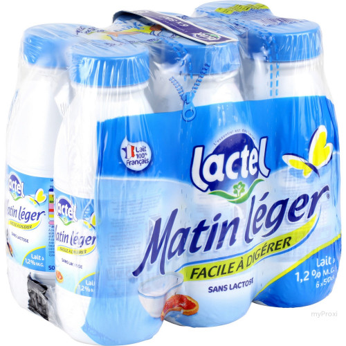 6X50CL MATIN LEGER 1,2% LACTEL
