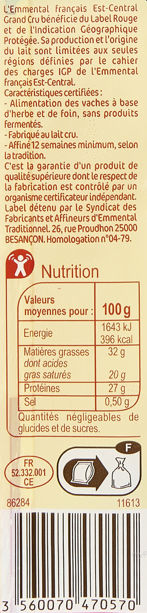 250G EMMENT.GD CRU BLOC CRF EX
