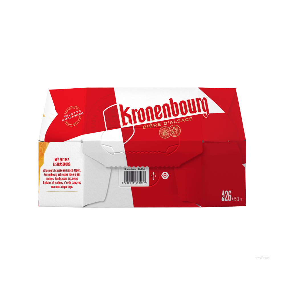 26X25CL BIERE KRONENBOURG