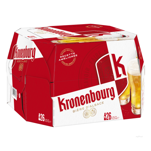 26X25CL BIERE KRONENBOURG