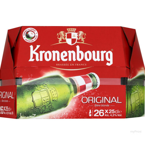 26X25CL BIERE KRONENBOURG