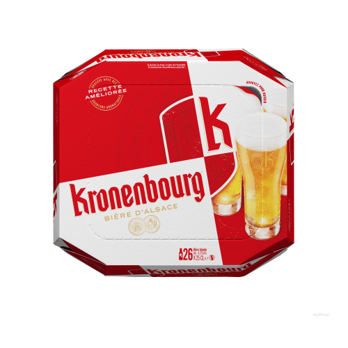26X25CL BIERE KRONENBOURG