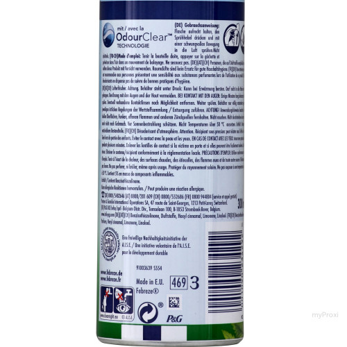 300ML FEBREZE AIR ROSEE DU