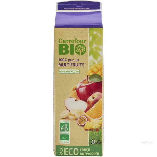 1L PUR JUS MULTIFRUIT CRF BIO