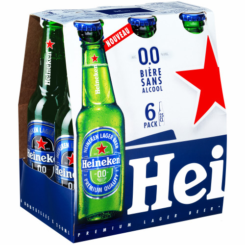 BLE 6X25CL HEINEKEN 0.0%