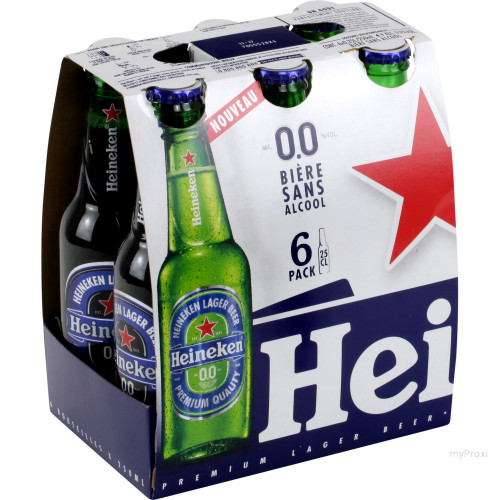 BLE 6X25CL HEINEKEN 0.0%