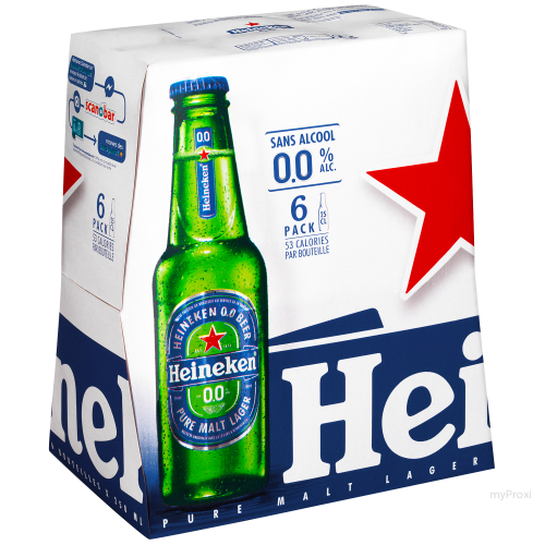 BLE 6X25CL HEINEKEN 0.0%