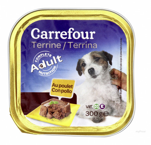 300G TERRINE POULET CHIEN CRF
