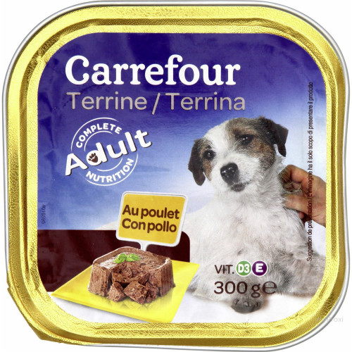 300G TERRINE POULET CHIEN CRF