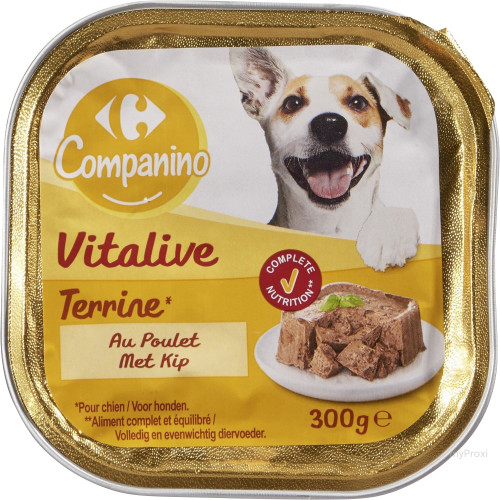 300G TERRINE POULET CHIEN CRF