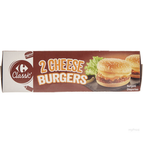 2X130G CHEESEBURGER CARREFOUR