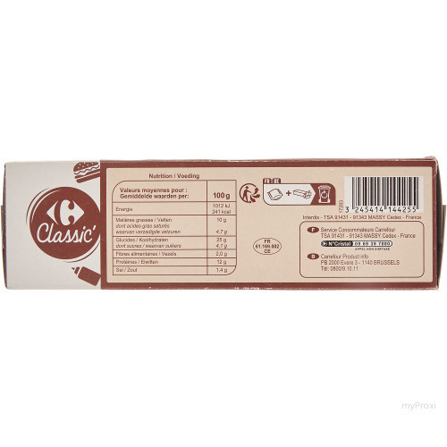 2X130G CHEESEBURGER CARREFOUR
