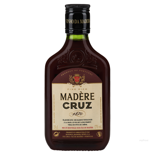 FLASK 20CL MADERE CRUZ 17%V