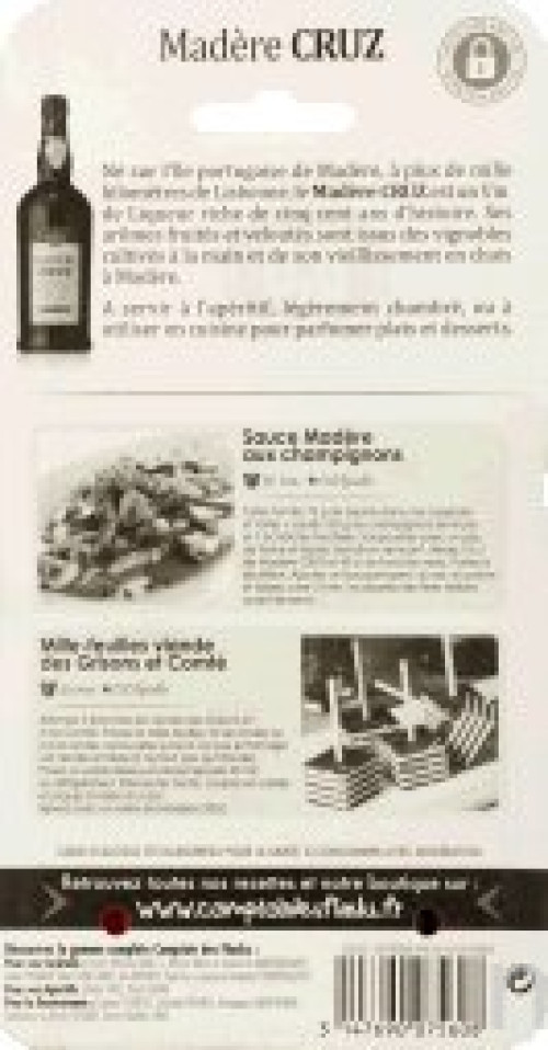 FLASK 20CL MADERE CRUZ 17%V