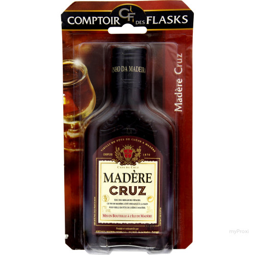 FLASK 20CL MADERE CRUZ 17%V