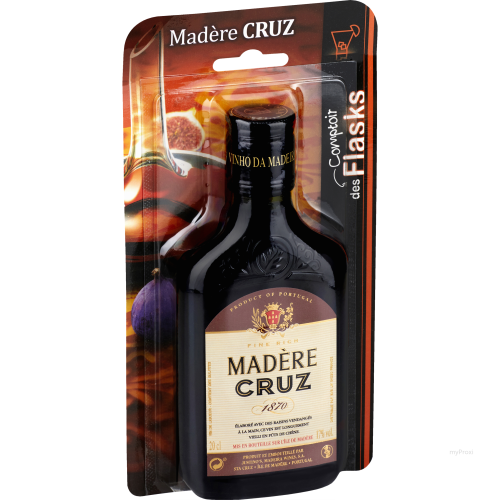 FLASK 20CL MADERE CRUZ 17%V