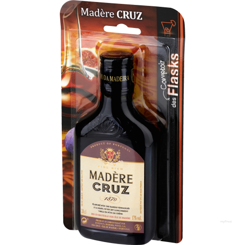 FLASK 20CL MADERE CRUZ 17%V