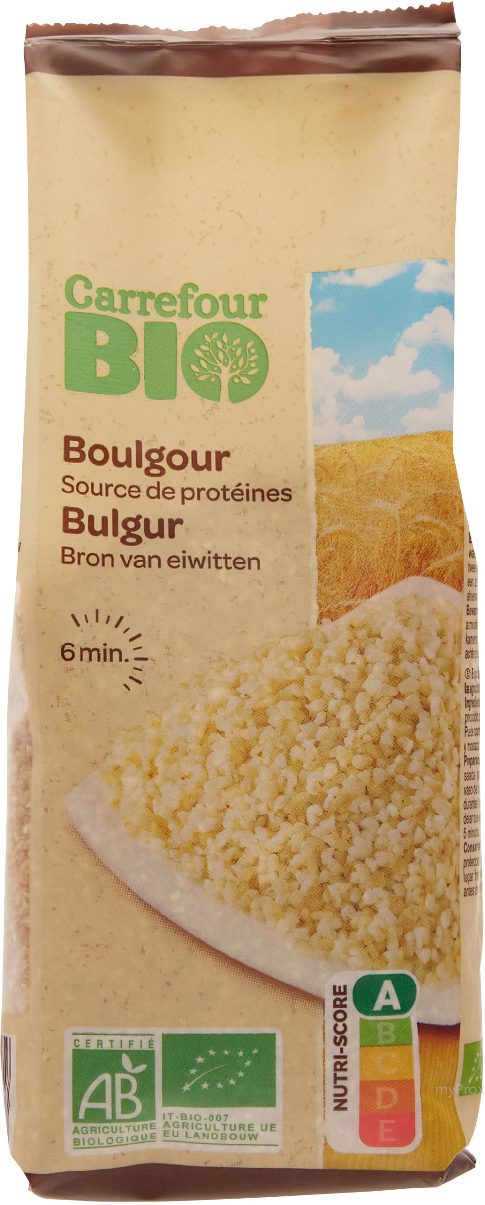 400G BOULGOUR CARREFOUR BIO