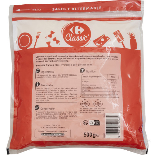 500G EMMENT.FRANCA.RAP.CRF CLA