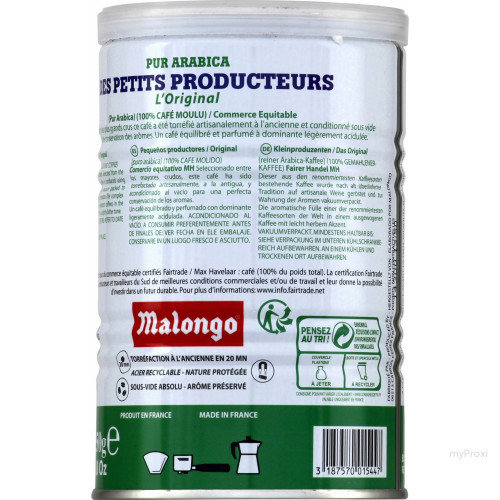250G CAFE MAX HAVELAAR MALONGO