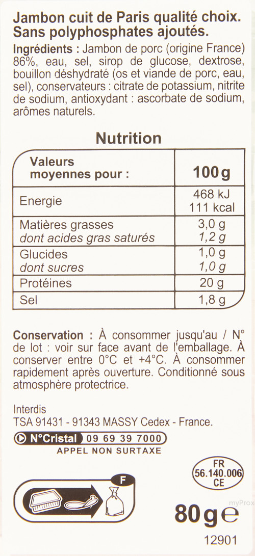 80G JB PARIS 2T DD CRF CLASSIC