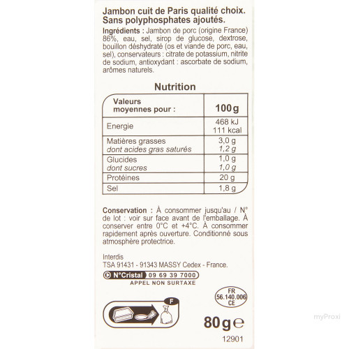 80G JB PARIS 2T DD CRF CLASSIC