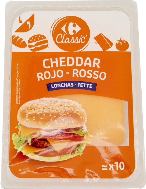 TRANCHE CHEDDAR 200G