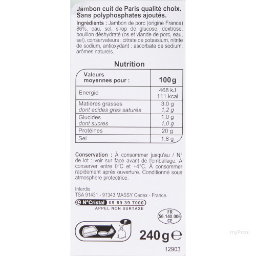 240G JB PARIS 6T DD CRF CLASS