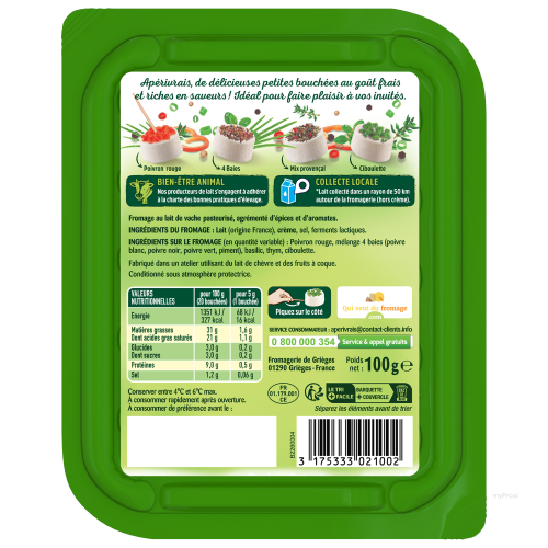 100G APERIVRAI.PROVENCAL31%MG