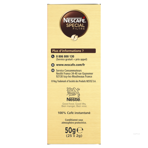 25X2G NESCAFE SPECIAL FILTRE