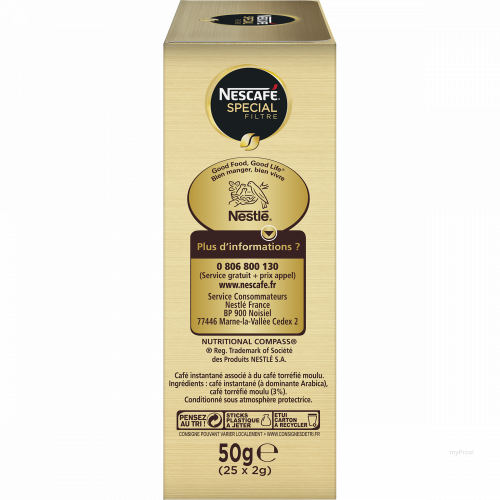 25X2G NESCAFE SPECIAL FILTRE