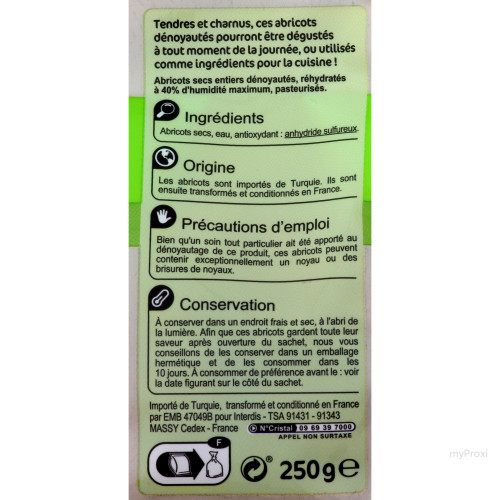 250G ABRICOT MOELLEUX CRF
