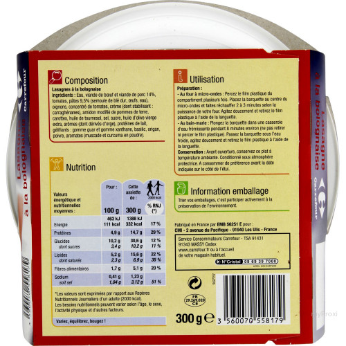 BQ MO 300G LASAGNE BOLO.CRF