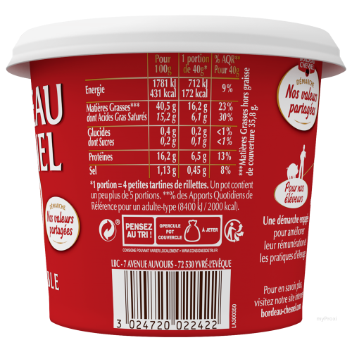 220G RILLETTE VRDM BD.CHESNEL