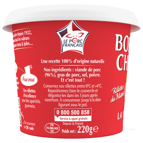 220G RILLETTE VRDM BD.CHESNEL