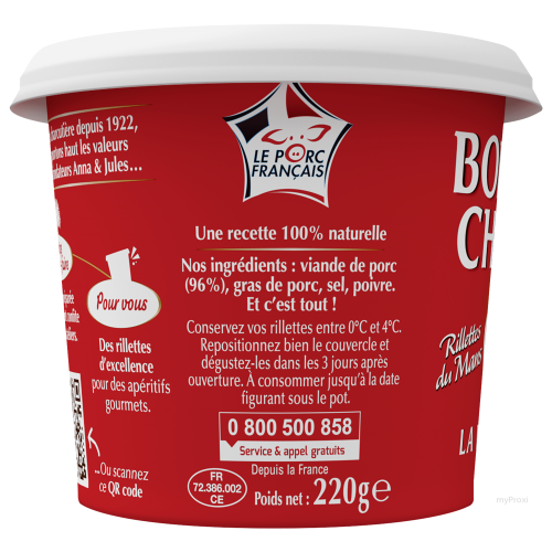 220G RILLETTE VRDM BD.CHESNEL
