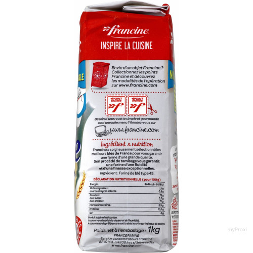 1KG FARINE FLUIDE FRANCINE