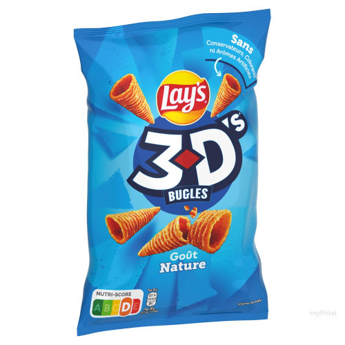 85G LAY'S 3D'S BUGLES NATURE