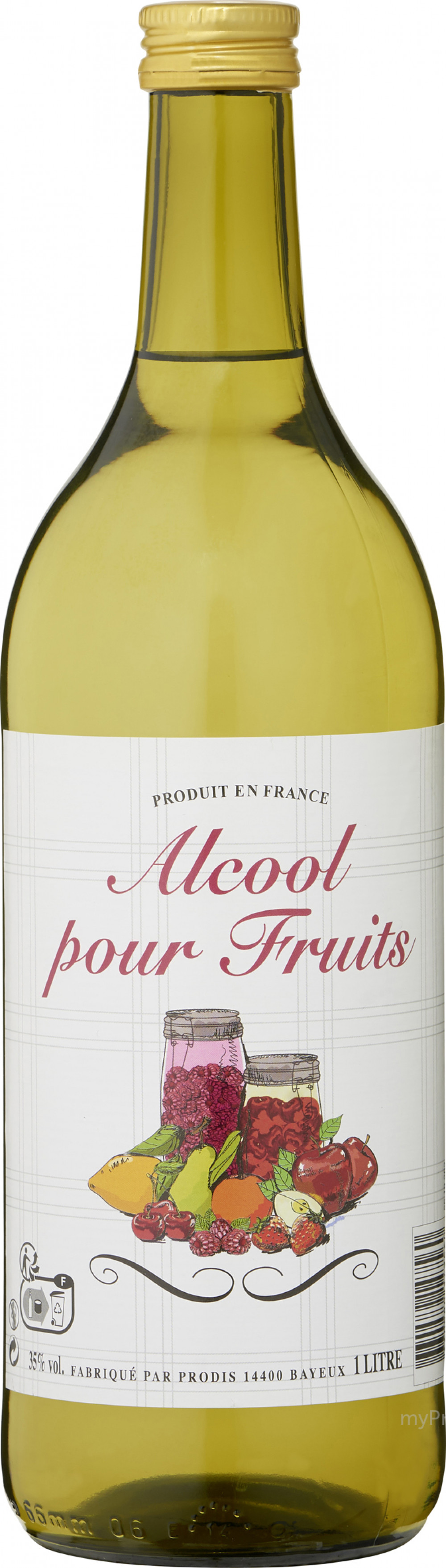 1L ALCOOL P/FRUIT 35%V NN PP