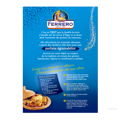 500G COUSCOUS MOYEN FERRERO