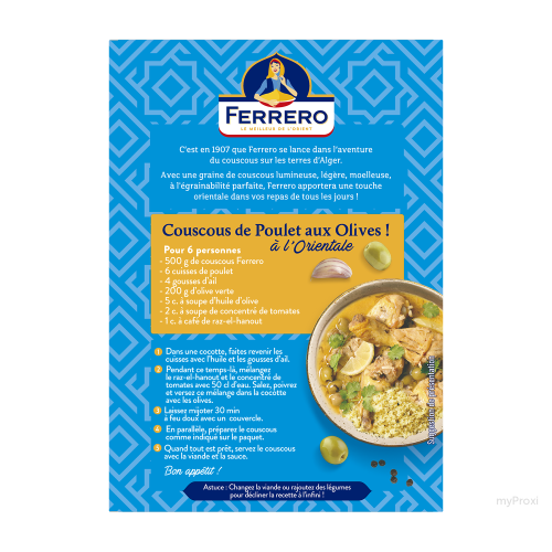 500G COUSCOUS MOYEN FERRERO