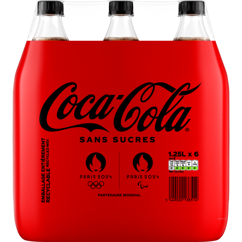 PET 1.25LX6 CT COCA COLA ZERO
