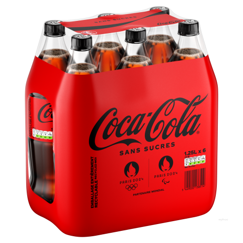 PET 1.25LX6 CT COCA COLA ZERO