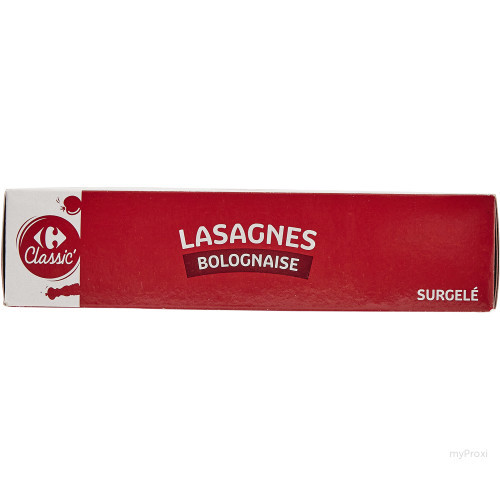 600G LASAGNE BOLOGNAISE CRF CL